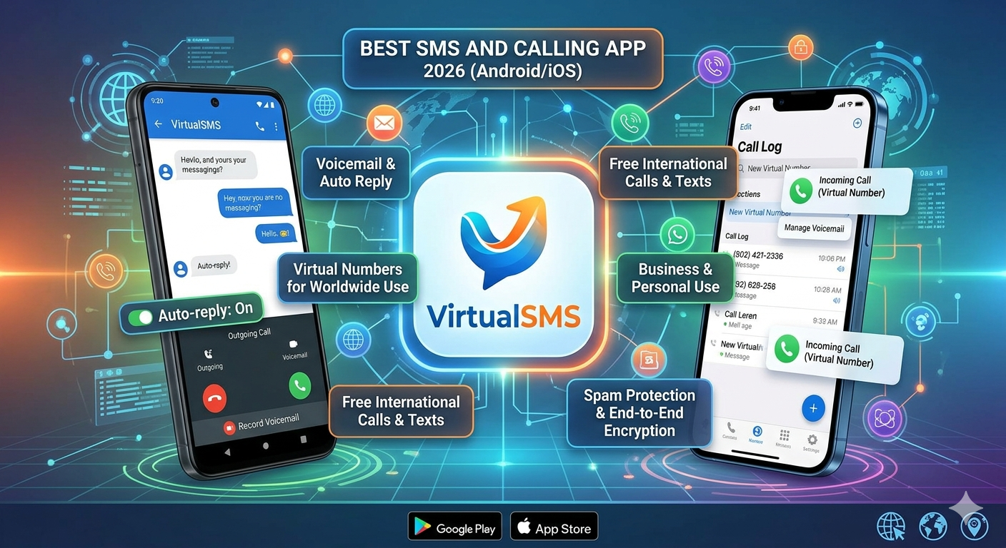 Best SMS and Calling App for Android and iOS (2026): VirtualSMS with ...